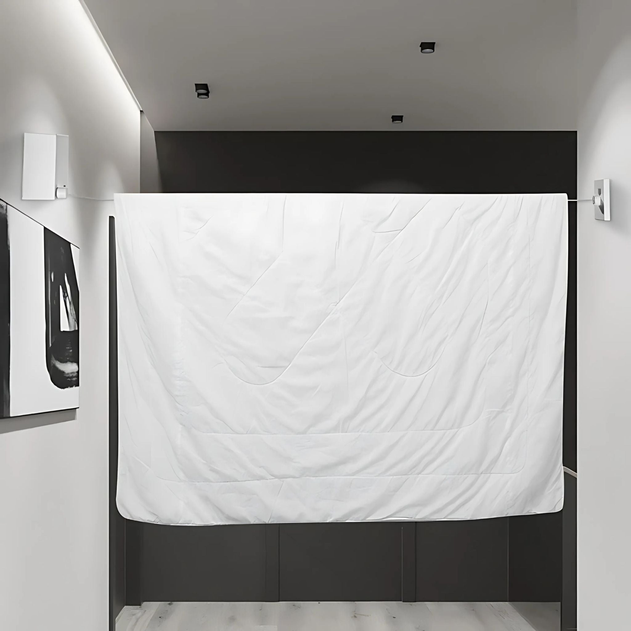 Telescopic Clothesline – Retractable Clothes Drying Rope (Indoor & Outdoor)