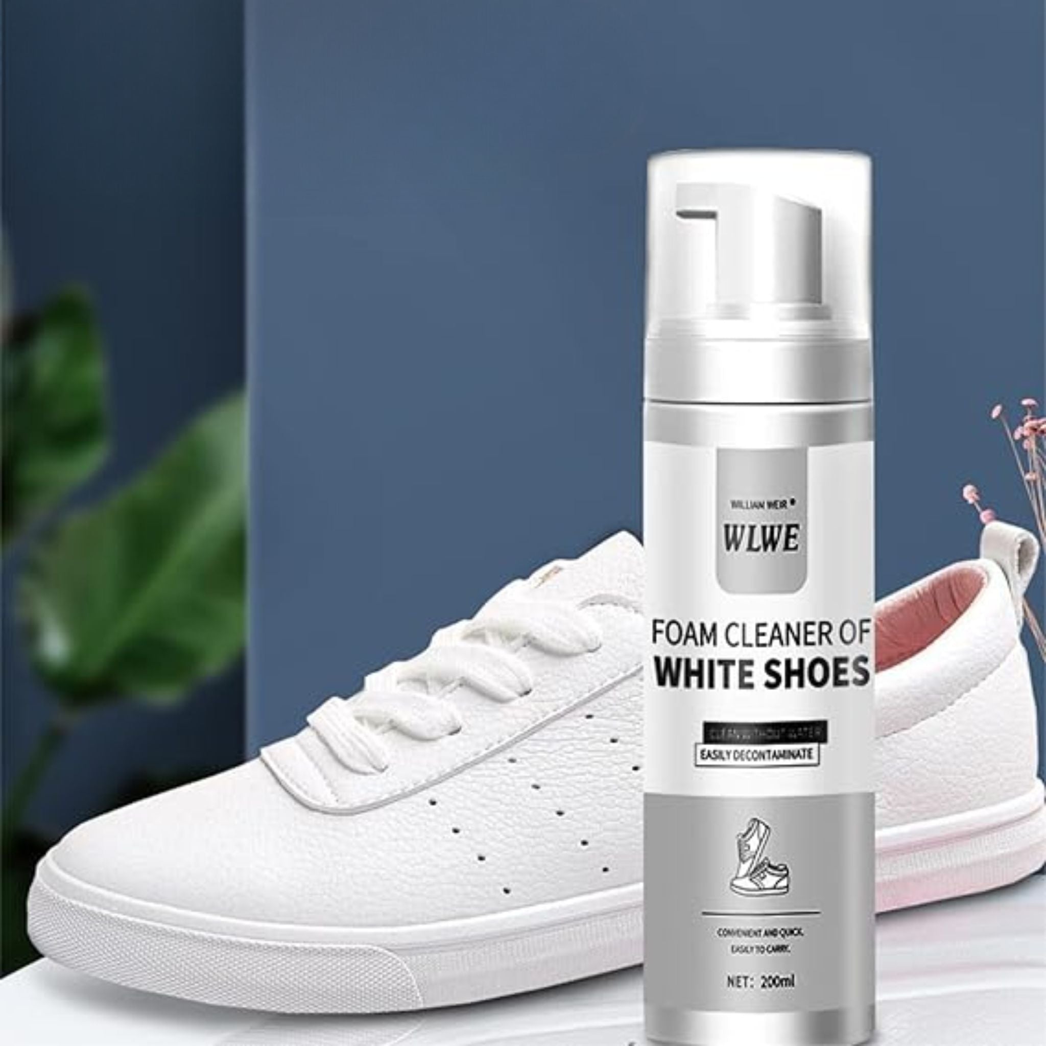 WLWE White Shoe Foam Cleaner – 200ml | No-Water Formula